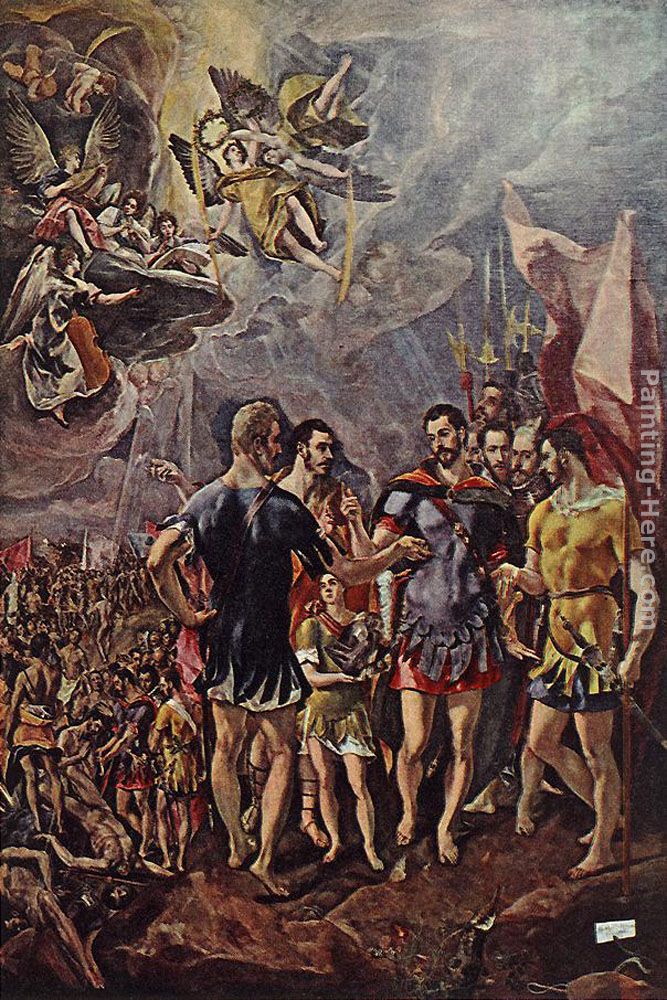 Martyrdom of St Maurice and his Legions painting - El Greco Martyrdom of St Maurice and his Legions art painting